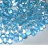 Natural Blue Topaz Faceted Tear Drops Beads Superb Quality. Size - 8mm